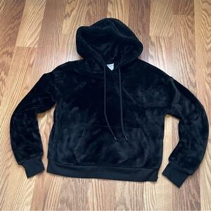 Black Fuzzy Hoodie
